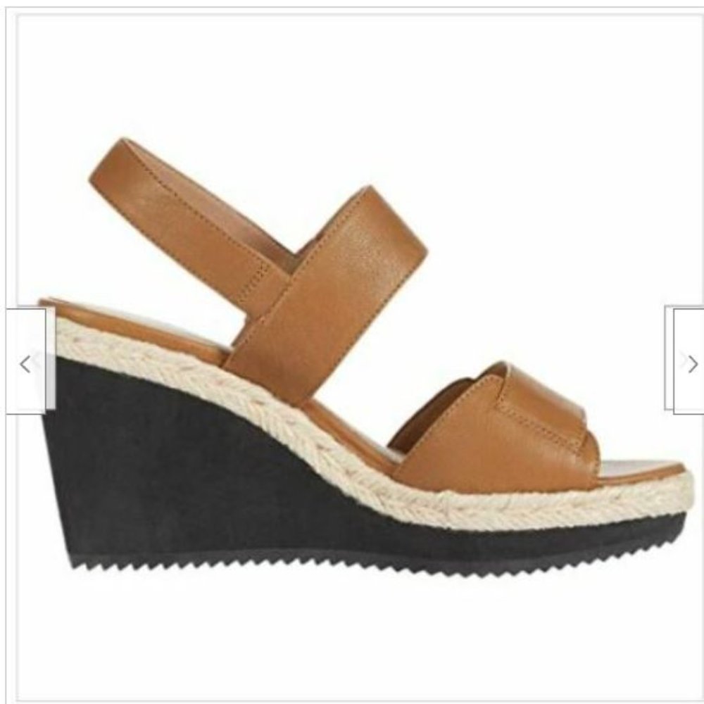 Eileen Fisher Maxi Platform Wedge Sandal Orig $225  Sz 9  & 10